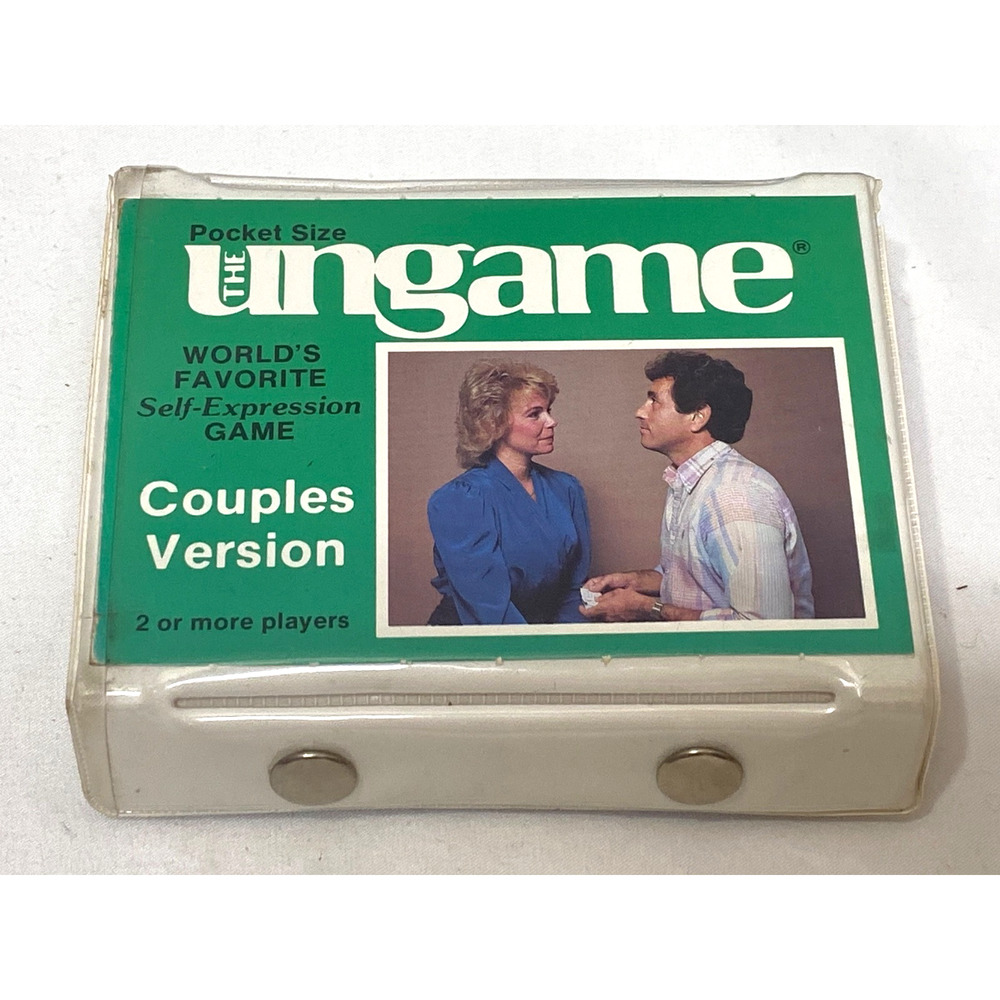 Vintage 1983 The Ungame Pocket Size Couples Version Self Expression Game USA